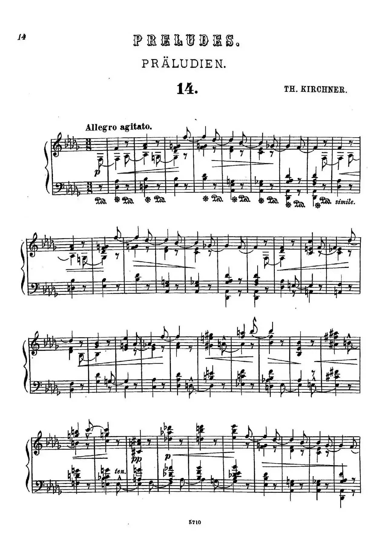 16 Preludes Op.9（16首前奏曲·14）