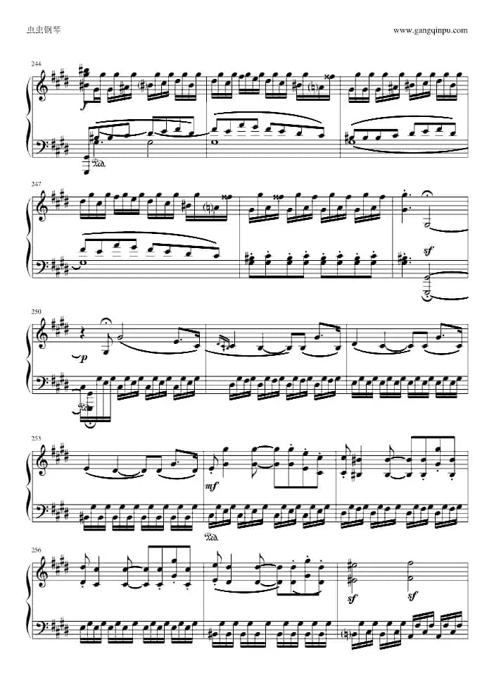 月光奏鸣曲（1，2，3乐章）