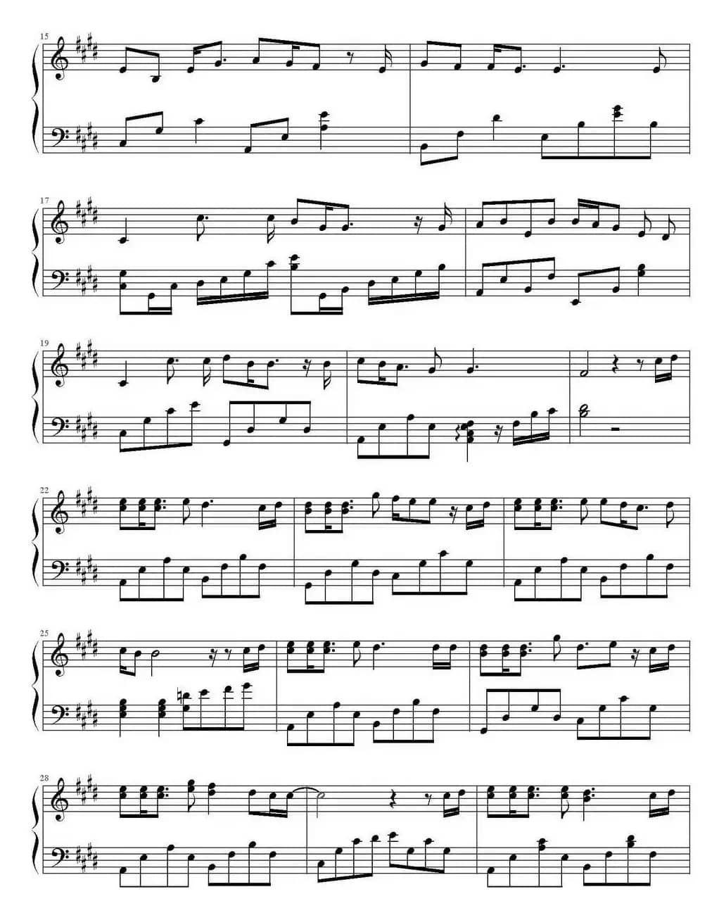 父亲（vito扒谱版）