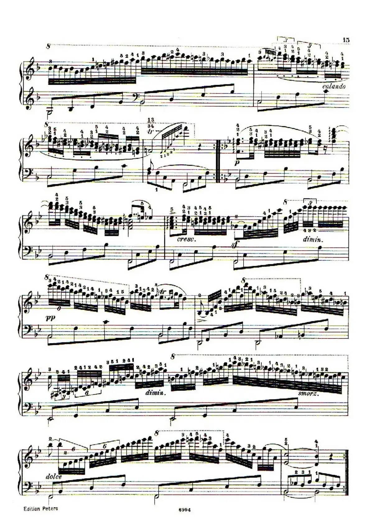 School of the Virtuoso Op.365（60首钢琴高级练习曲·5）