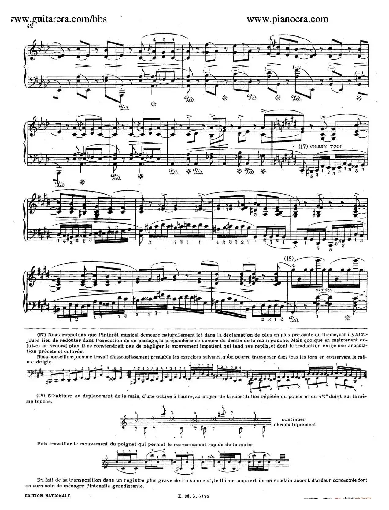 Ballade No.3 in A-flat Major Op.47（降A大调第三叙事曲）