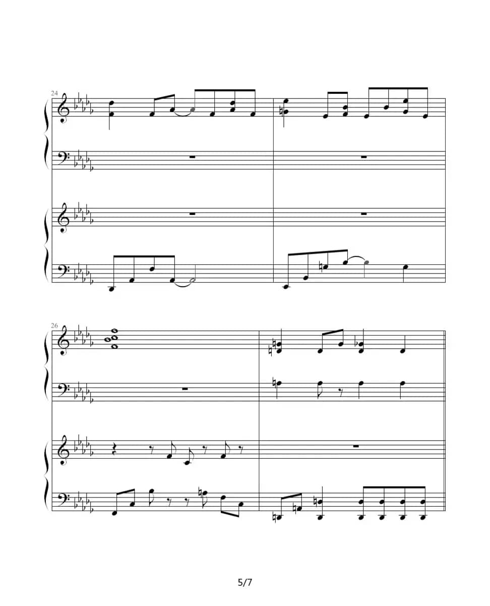 ignited（双钢琴）