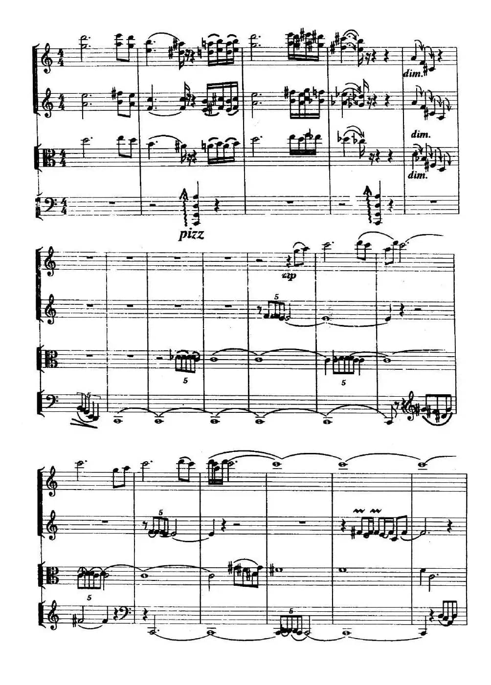 祭文（弦乐四重奏）