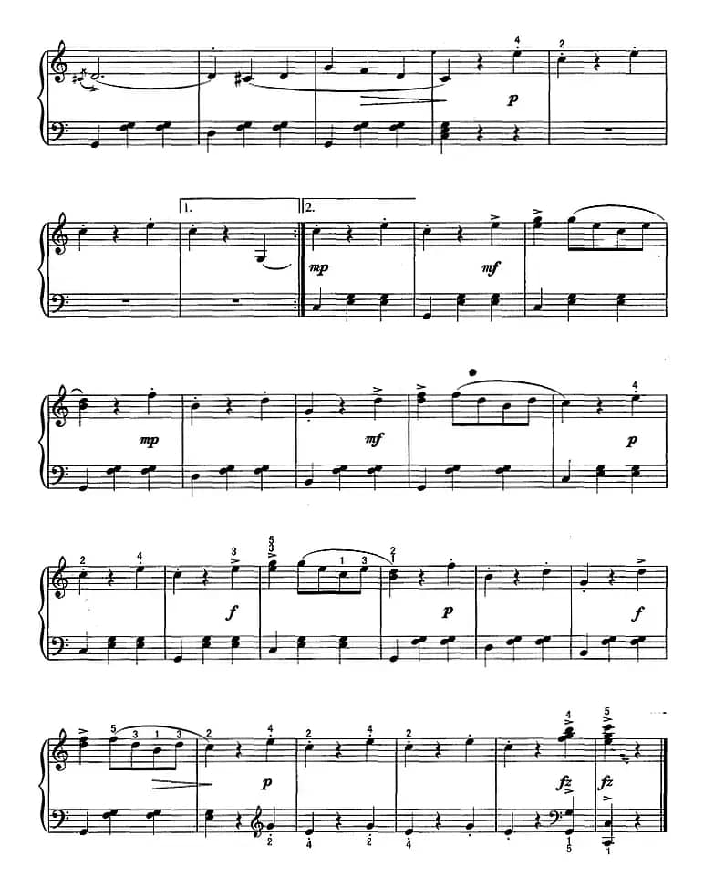 不可不弹的世界钢琴名曲：杜鹃圆舞曲