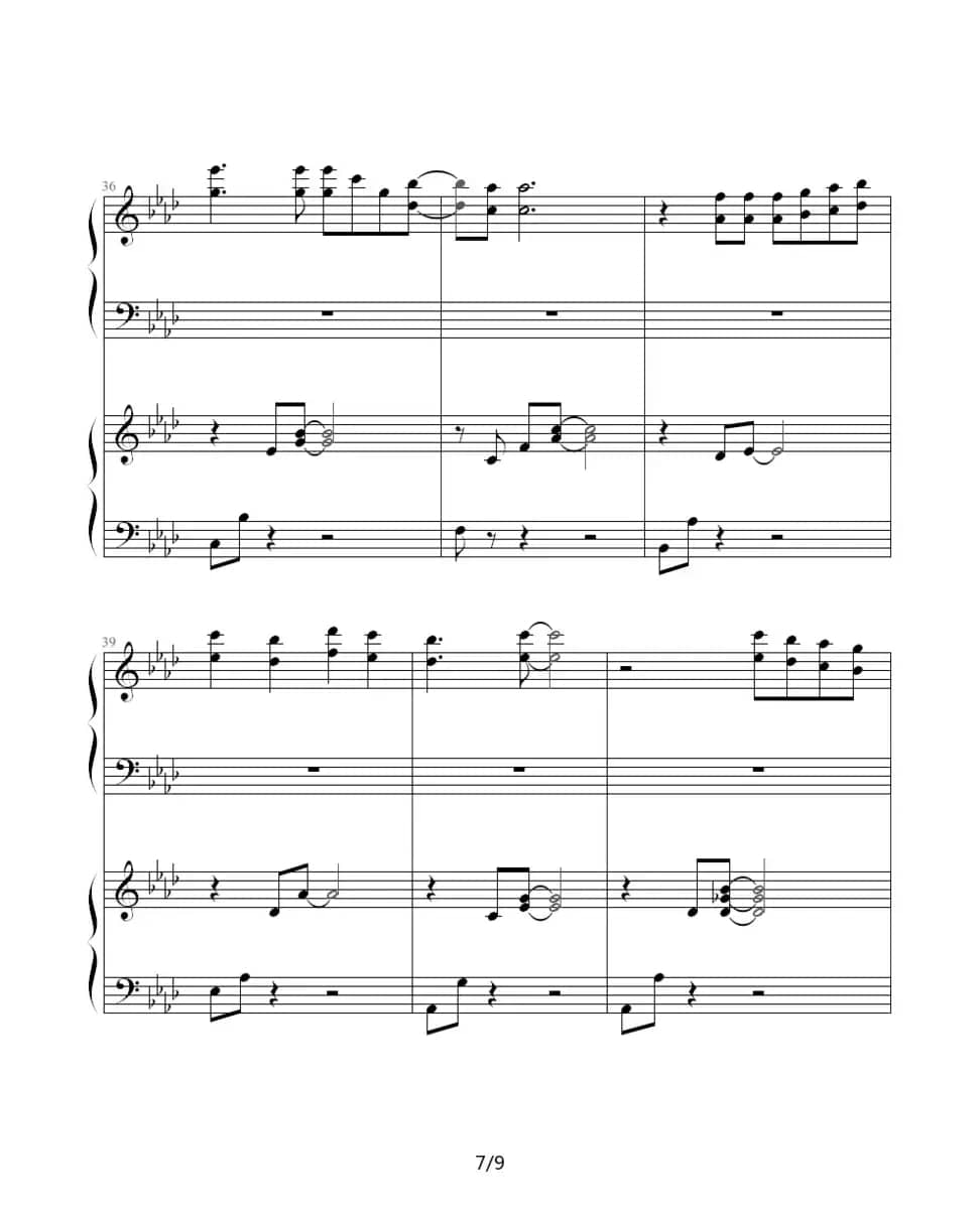 大好きだよ（双钢琴）