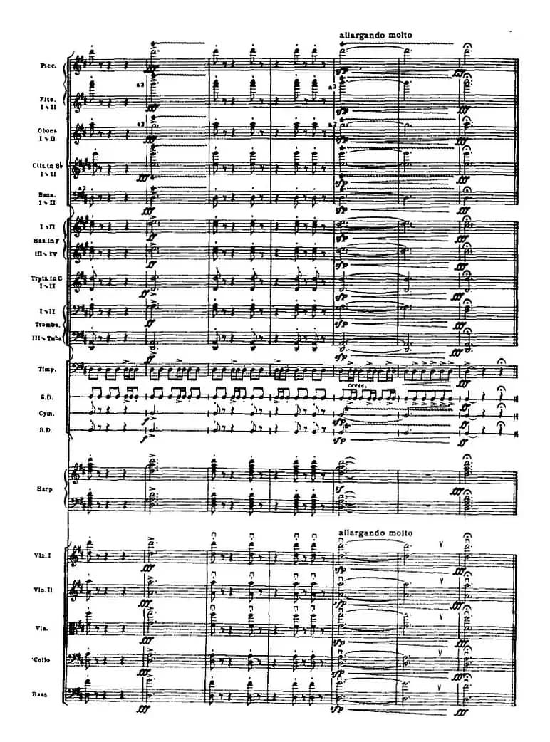 浦塞尔主题变奏与赋格曲（P31-P65）（管弦乐队总谱）