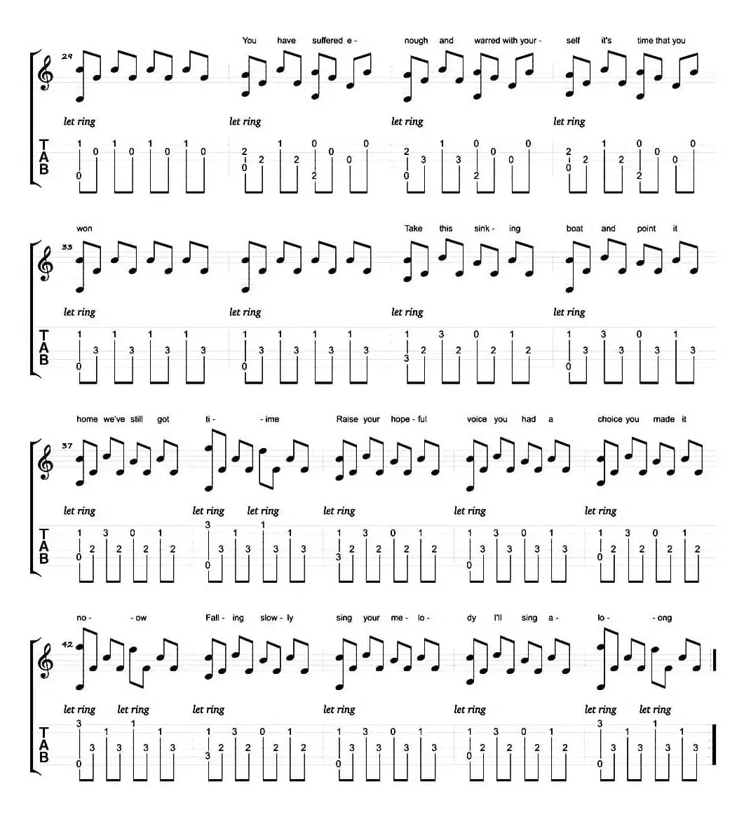 Falling Slowly（爱尔兰音乐电影《once》主题曲）