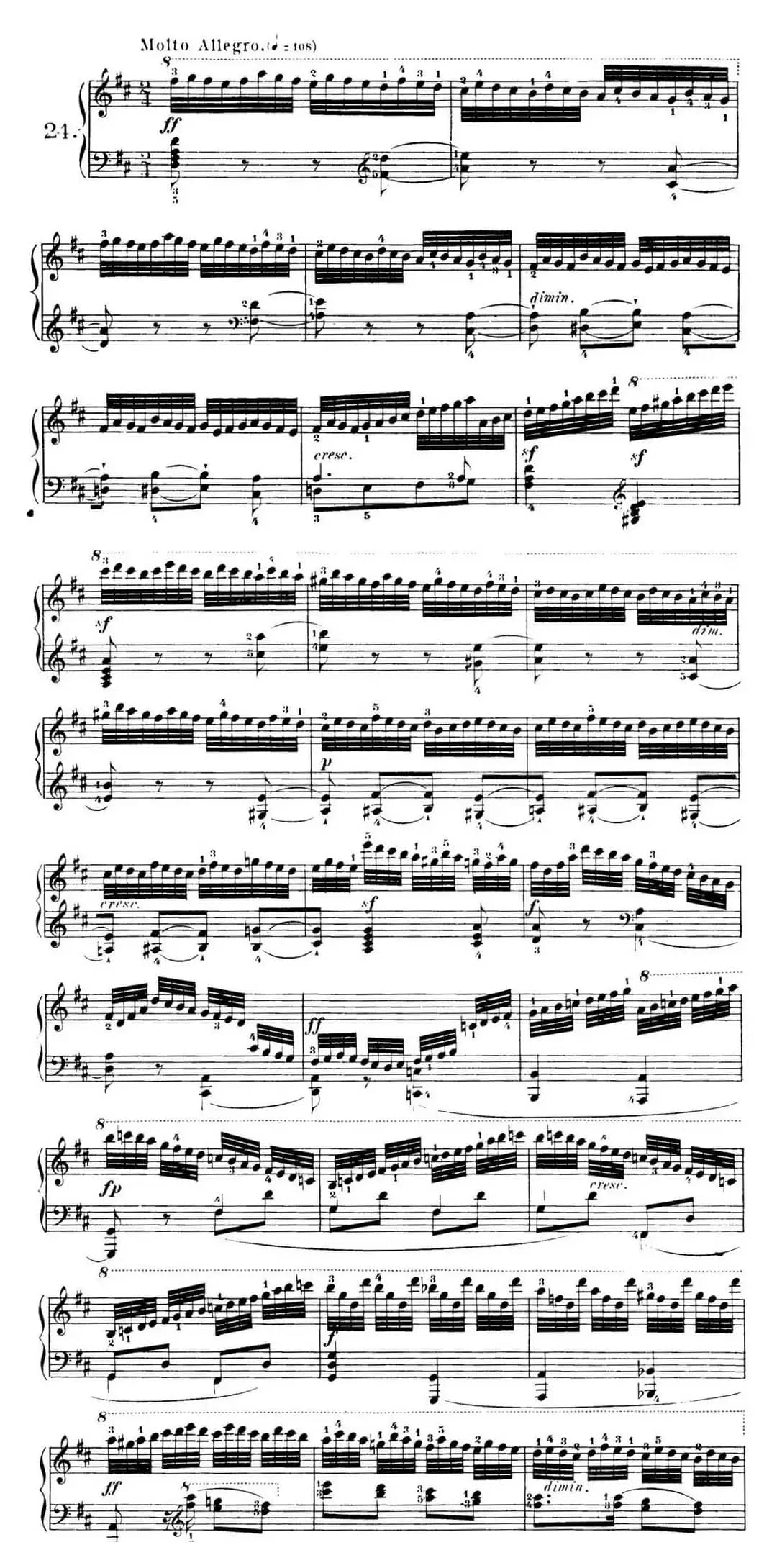 40首车尔尼Op.299钢琴快速练习曲（NO.24）