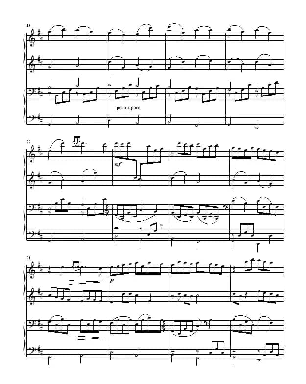 Canon（四手联弹）