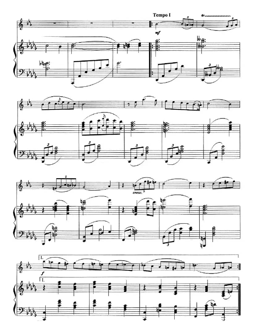 纪念册的一页（小号+钢琴伴奏）