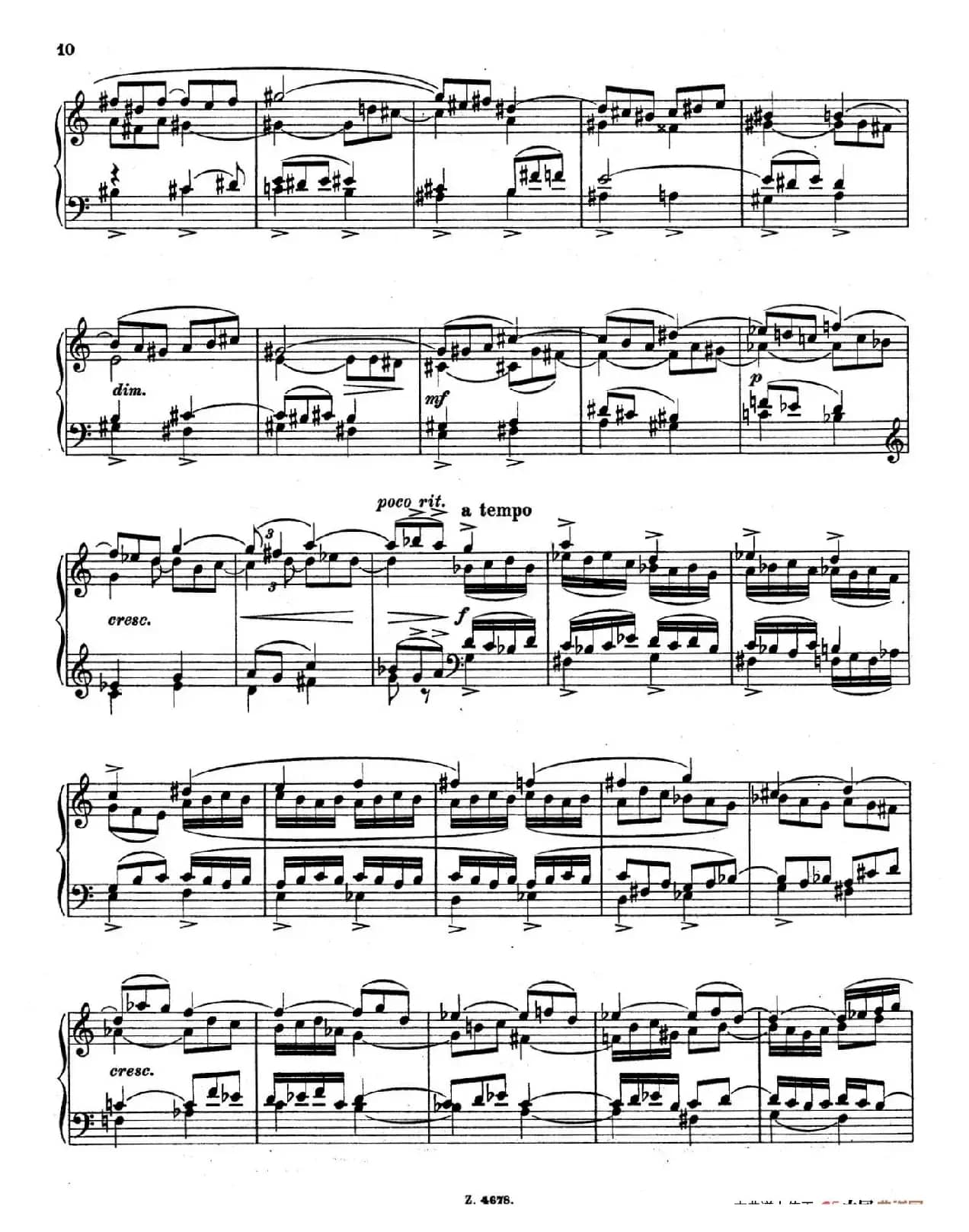 Charakterskizzen Op.40(个性素描 4. 万花筒 Kaleidoskop)