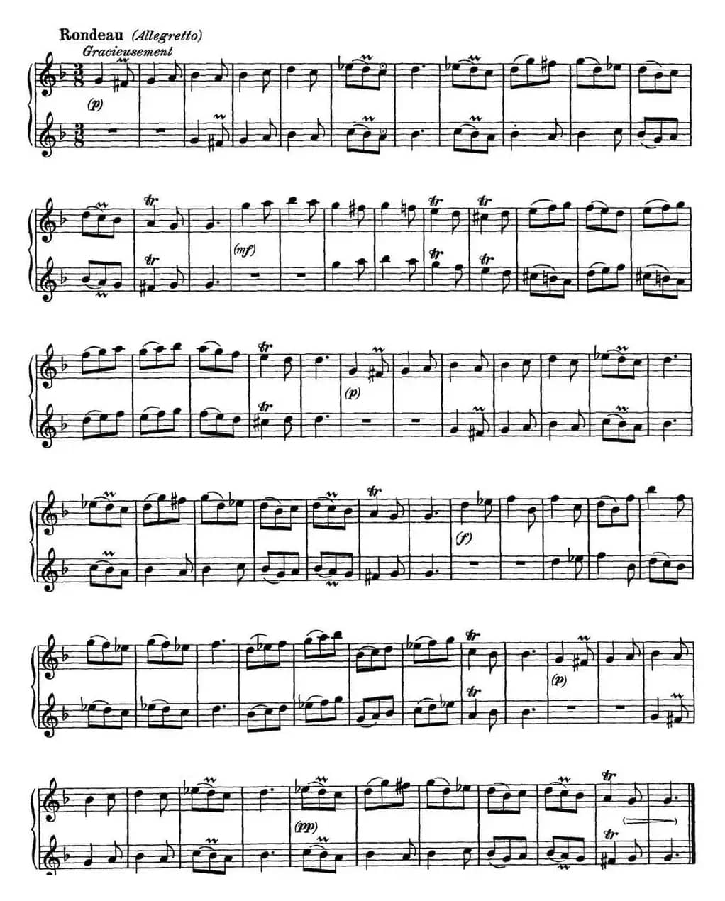 G大调双长笛奏鸣曲作品1号之2（Sonata in G Major Op.1No.2）