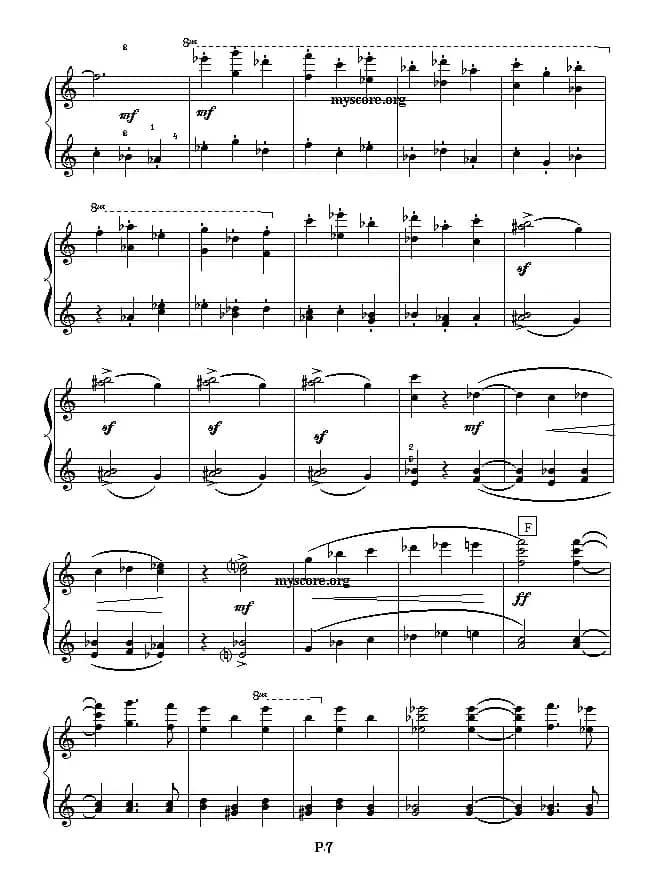 艾金娜与马塞拉涅尼亚双人舞（四手联弹之一）