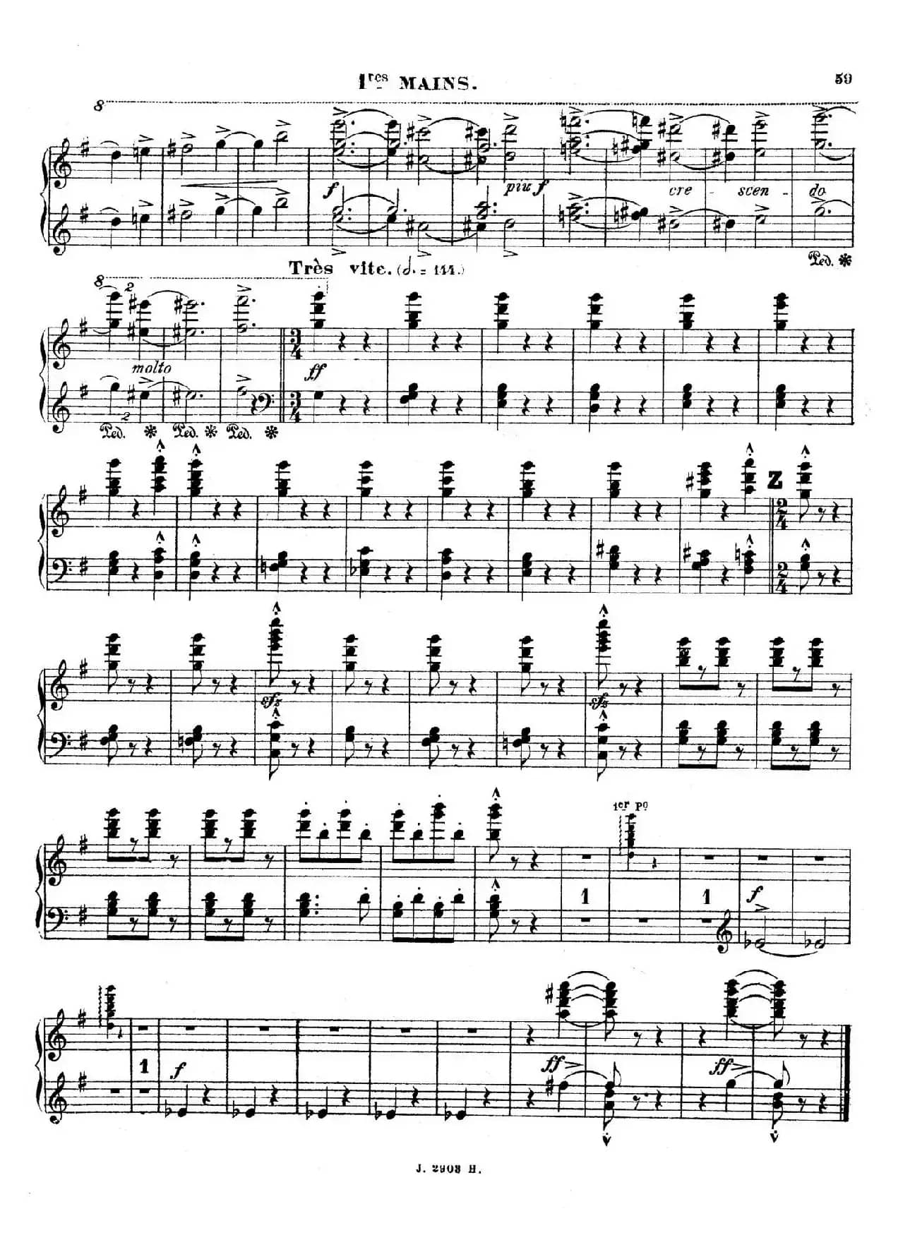 Symphony on a French Mountain Air Op.25（法国山歌交响曲·双钢琴·Ⅲ）