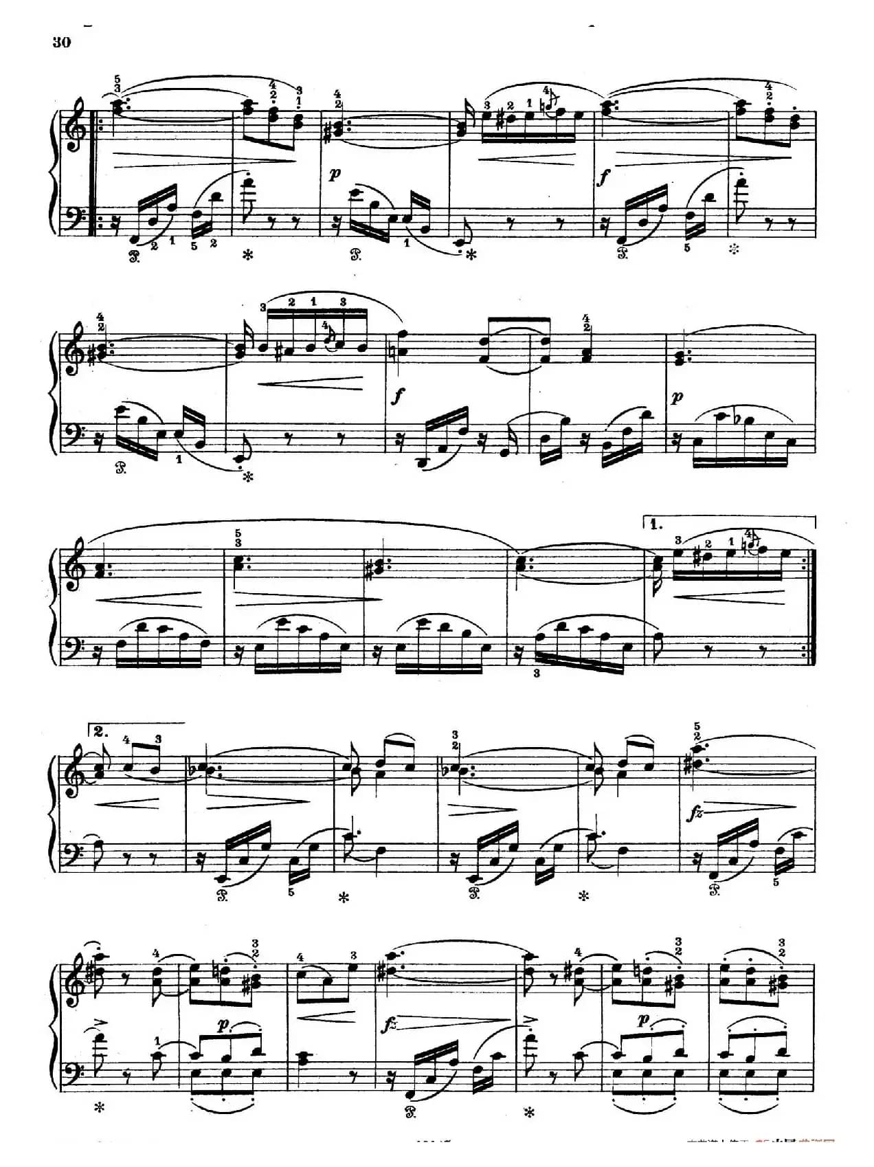 Akvareller Op.19（水彩画 10. 谐谑曲）