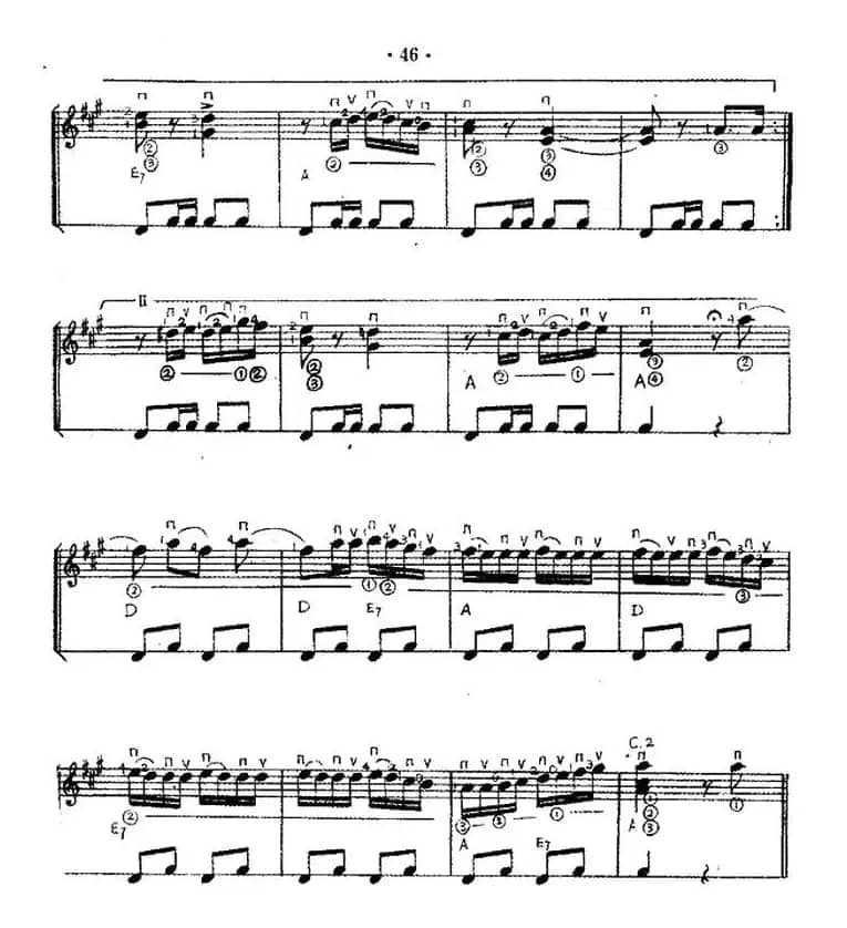 那波里舞曲（西班牙吉他匹克式独奏）