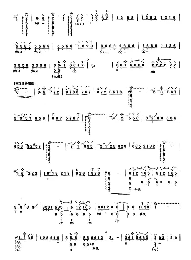 琵琶考级教材七级：春江花月夜（刘德海演奏版）