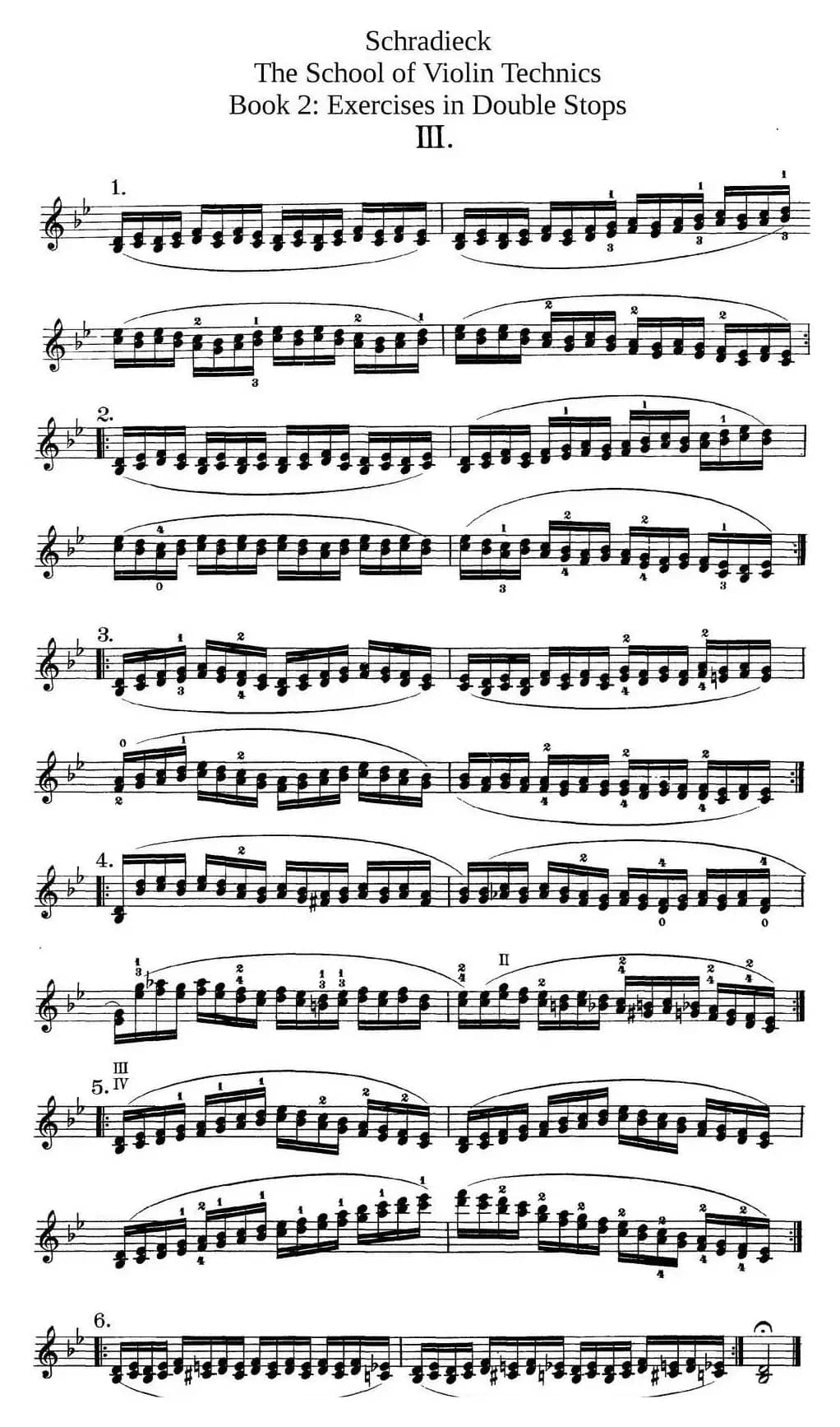 史拉迪克小提琴技术练习 第2册（Ⅲ）