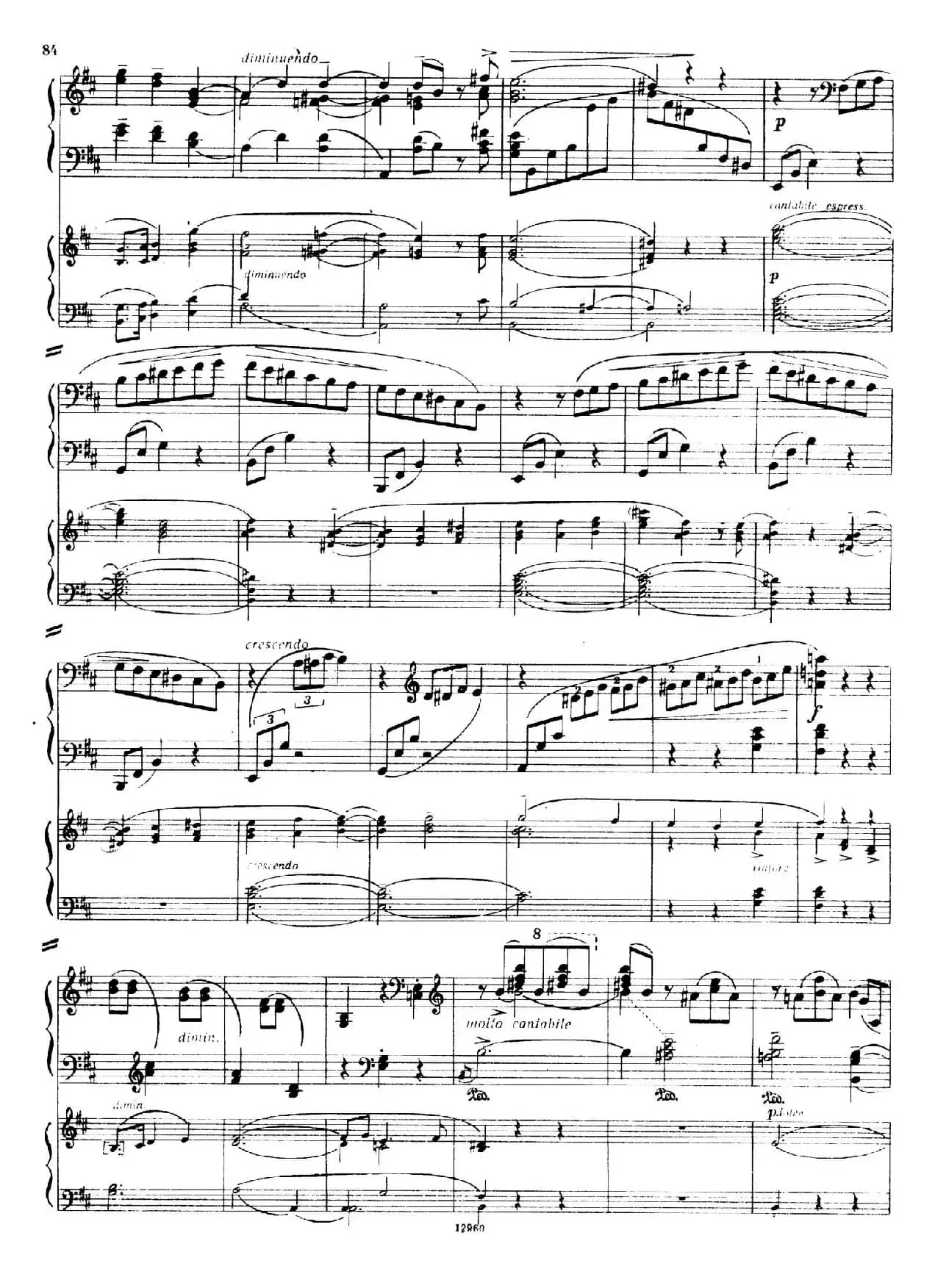 Piano Concerto No.2 in c Minor Op.50（c小调第二钢琴协奏曲·Ⅲ·双钢琴）