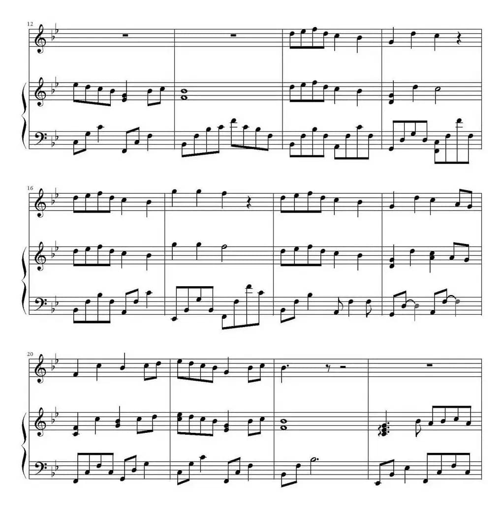 大自然情诗 （小提琴+钢琴）