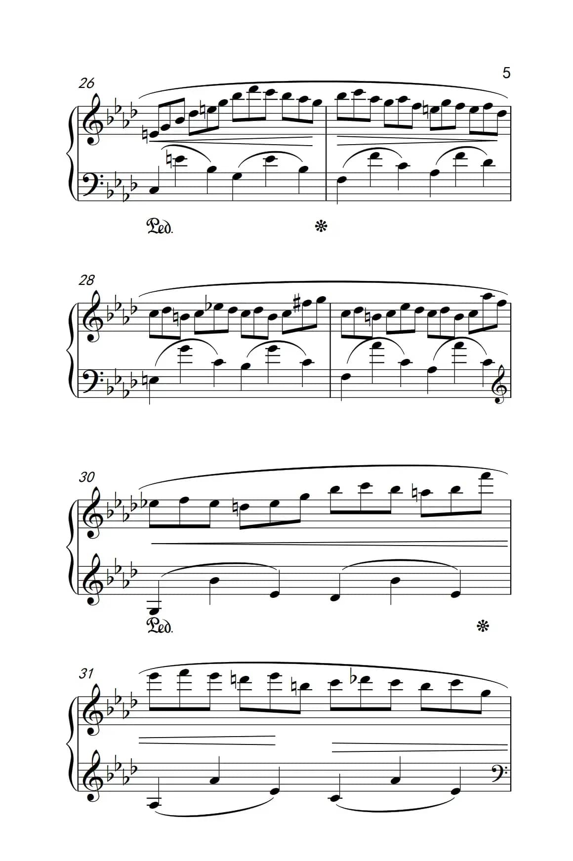 第九级1.练习曲 Op.25 No.2（中央音乐学院 钢琴（业余）考级教程 7-9级）