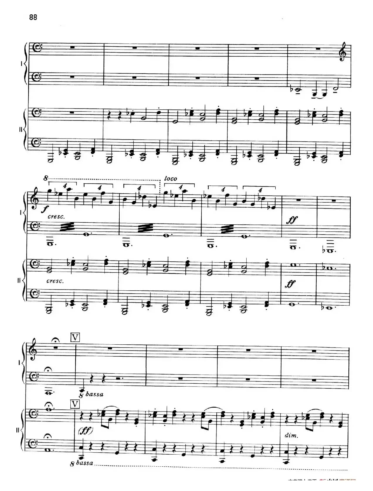 The Planets Op.32（双钢琴）（行星·第六乐章 天王星—魔术师）