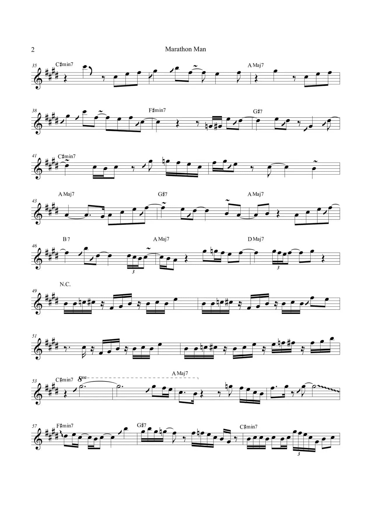 Marathon Man（中音萨克斯）