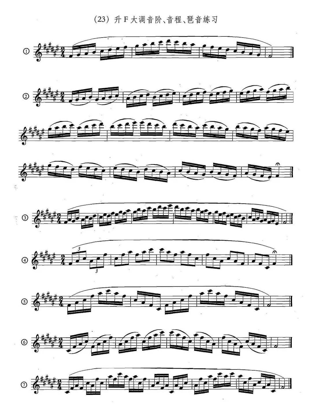 萨克斯练习曲合集（5—33）日常基础练习