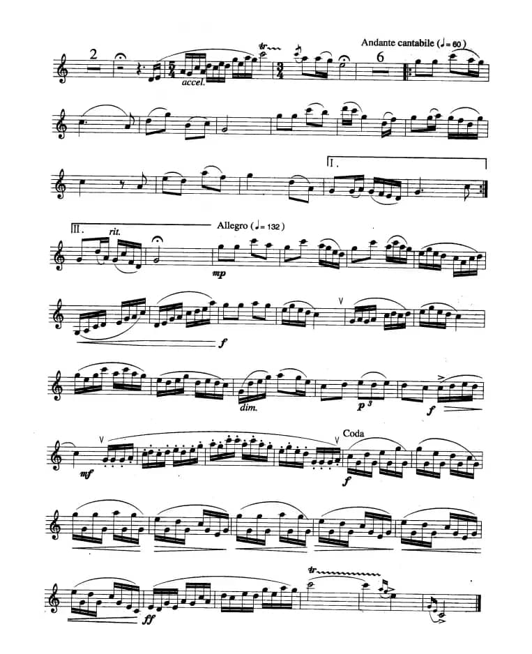 单簧管考级教材·第三级