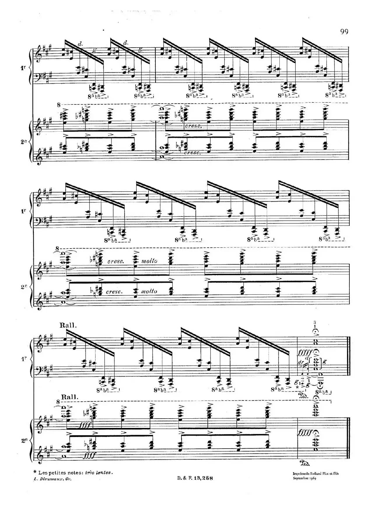 Visions de l'Amen（阿门的幻想·双钢琴·Ⅶ）