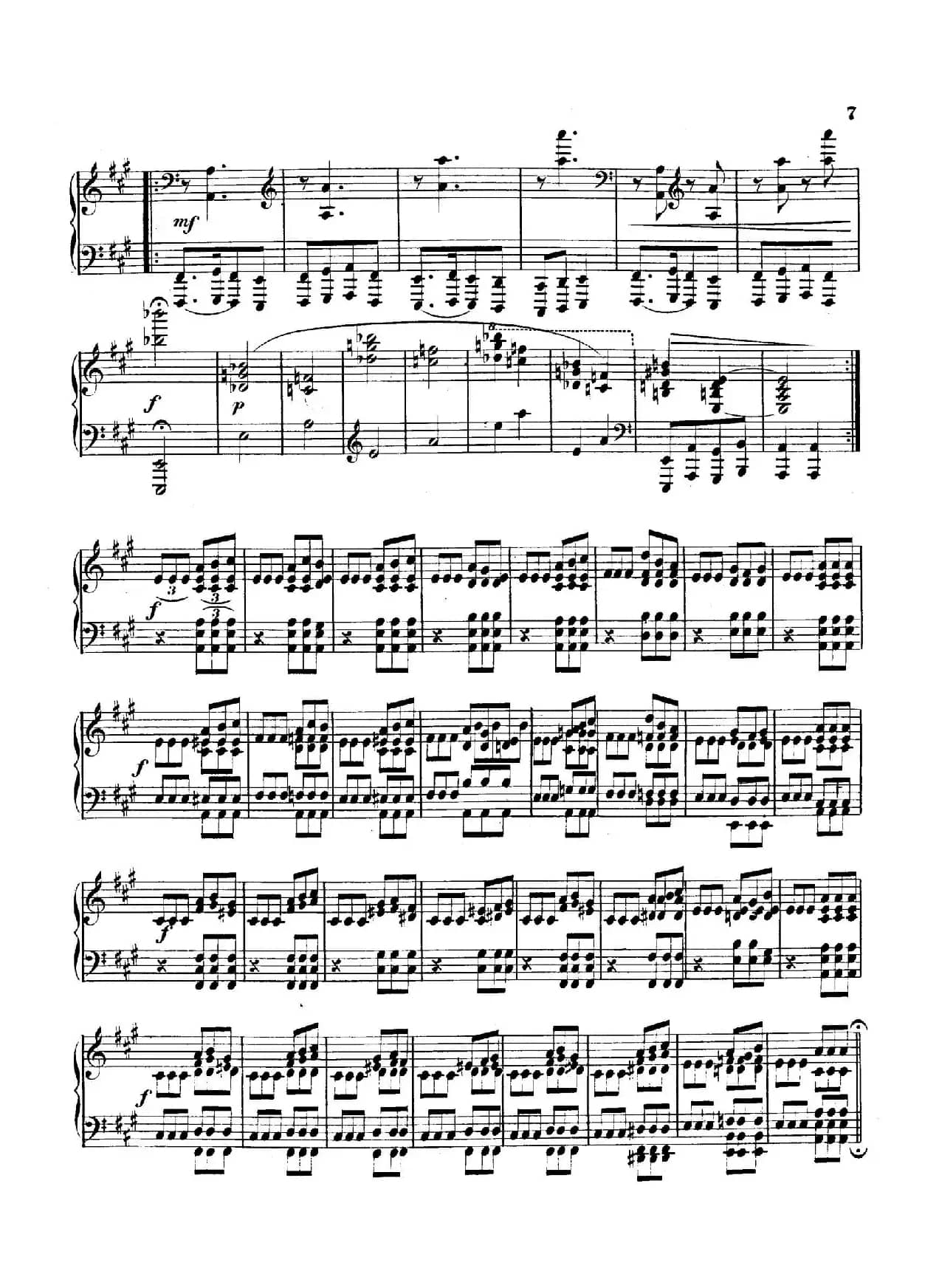 Variations on Yankee Doodle from Miscellenies Op.93（扬基嘟得主题变奏曲）