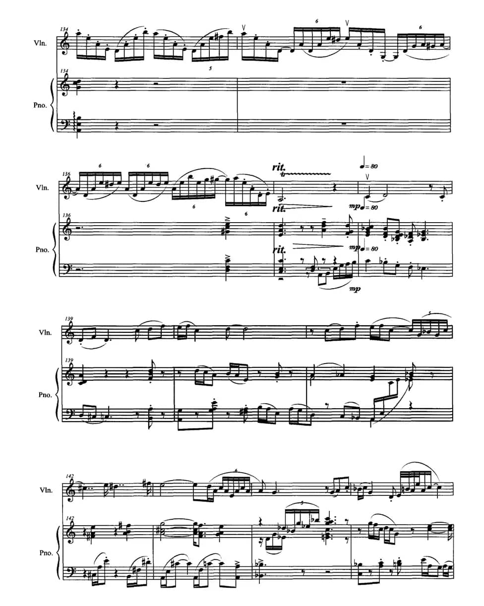 晨曦 （第一小提琴与钢琴奏鸣曲）