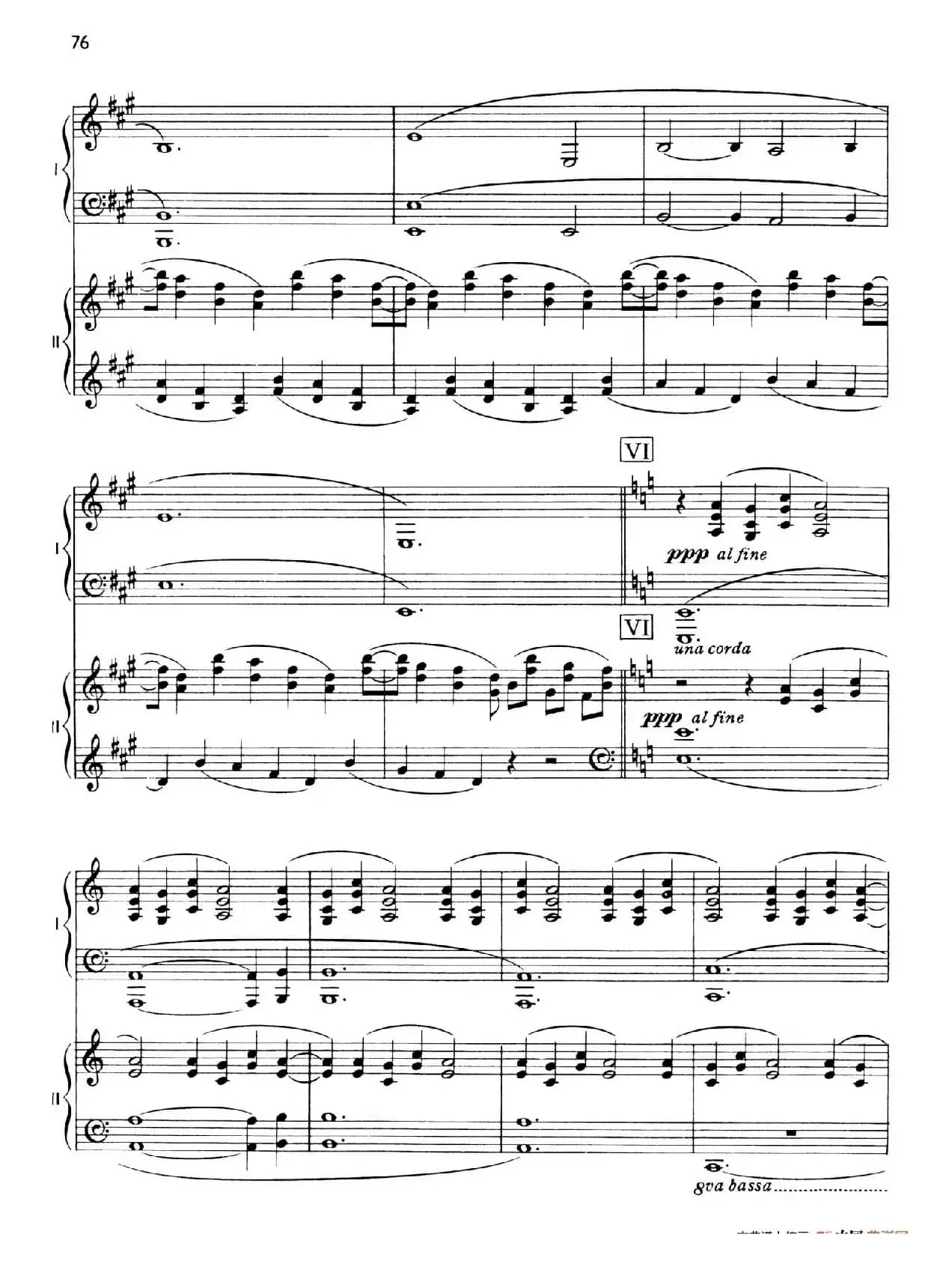 The Planets Op.32（双钢琴）（行星·第五乐章 土星—老年使者）