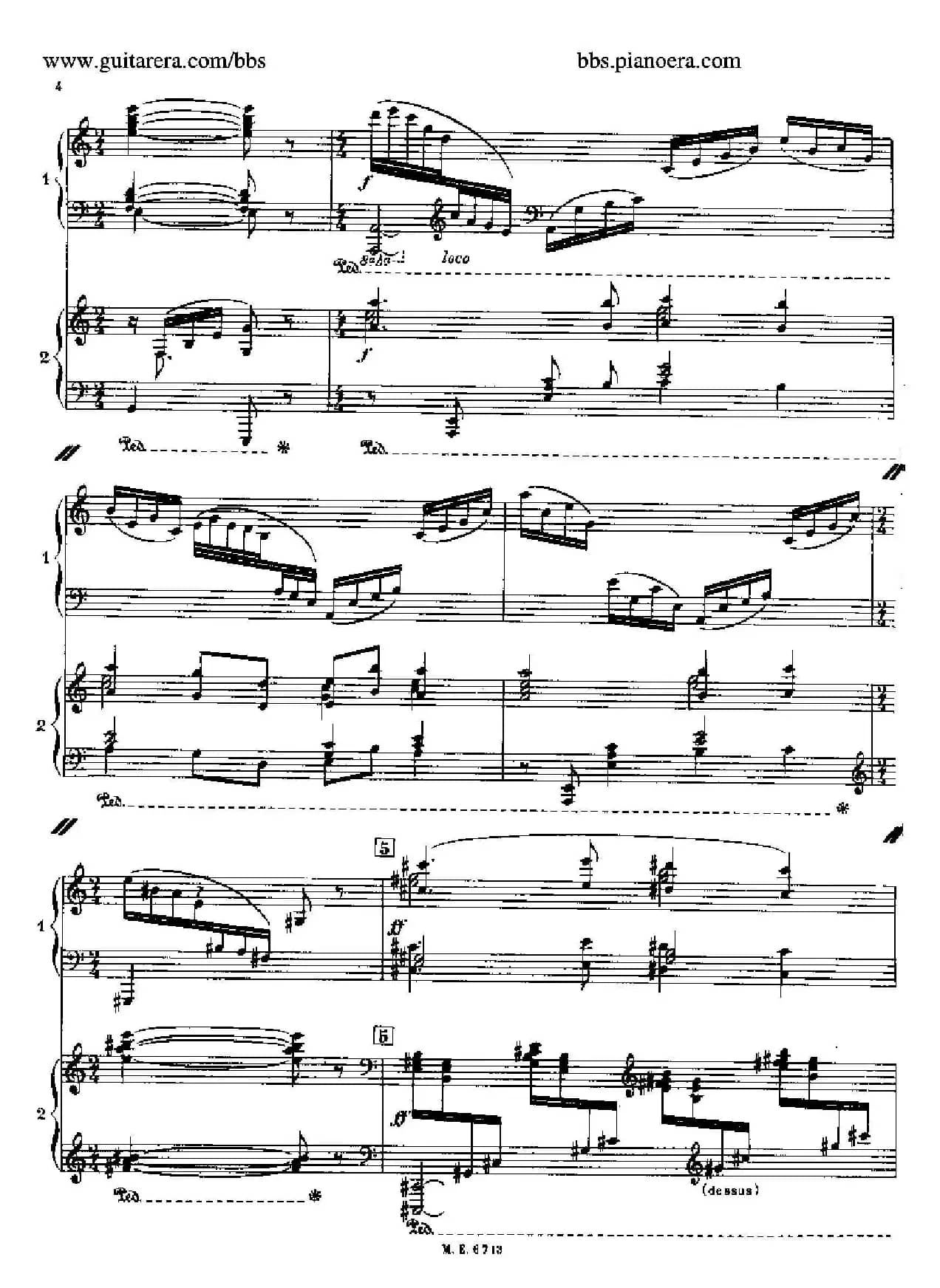 Sonata for Two Pianos（双钢琴奏鸣曲）