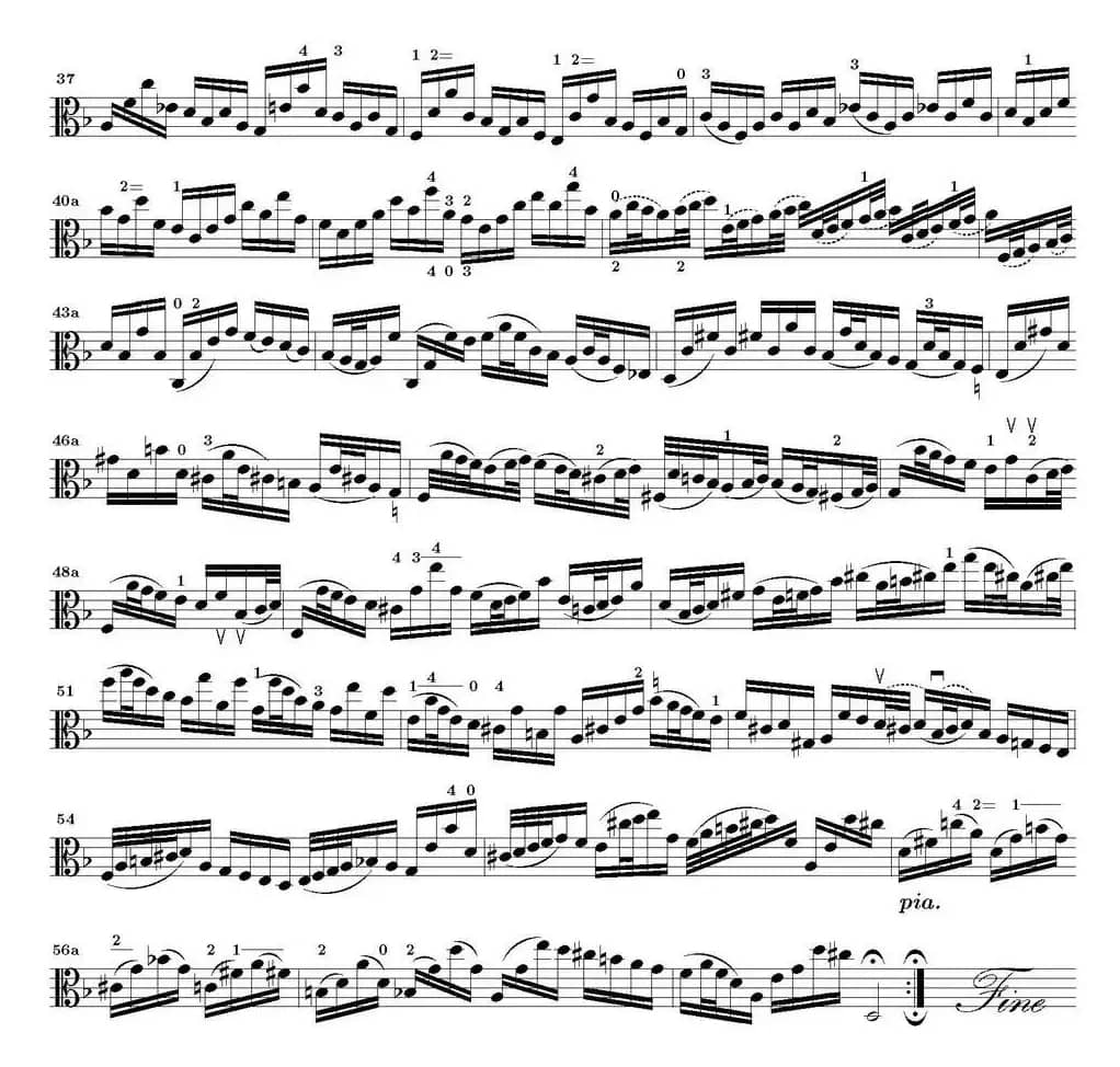 Bach Sonata BWV1003（无伴奏小提琴组曲）