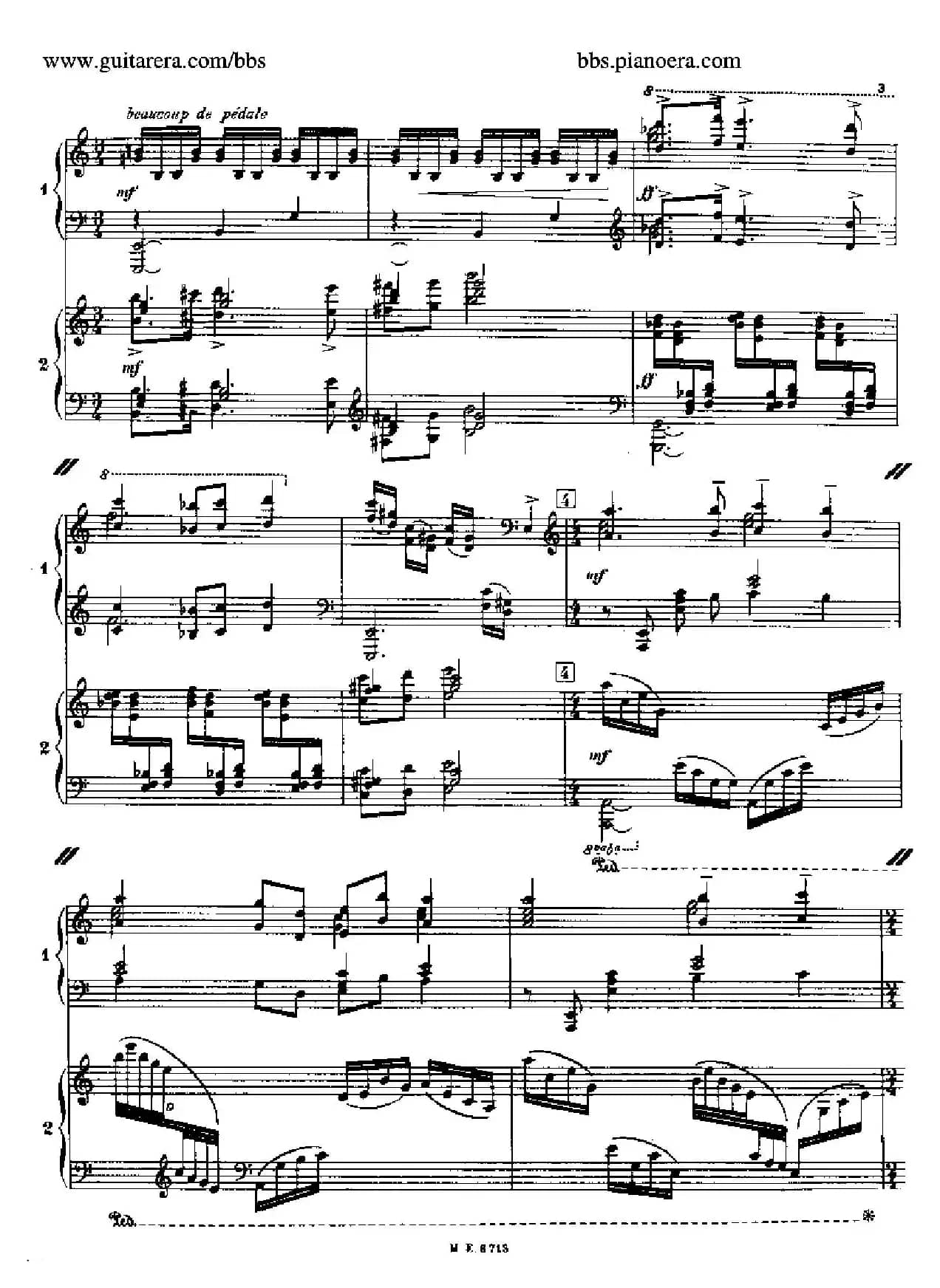 Sonata for Two Pianos（双钢琴奏鸣曲）