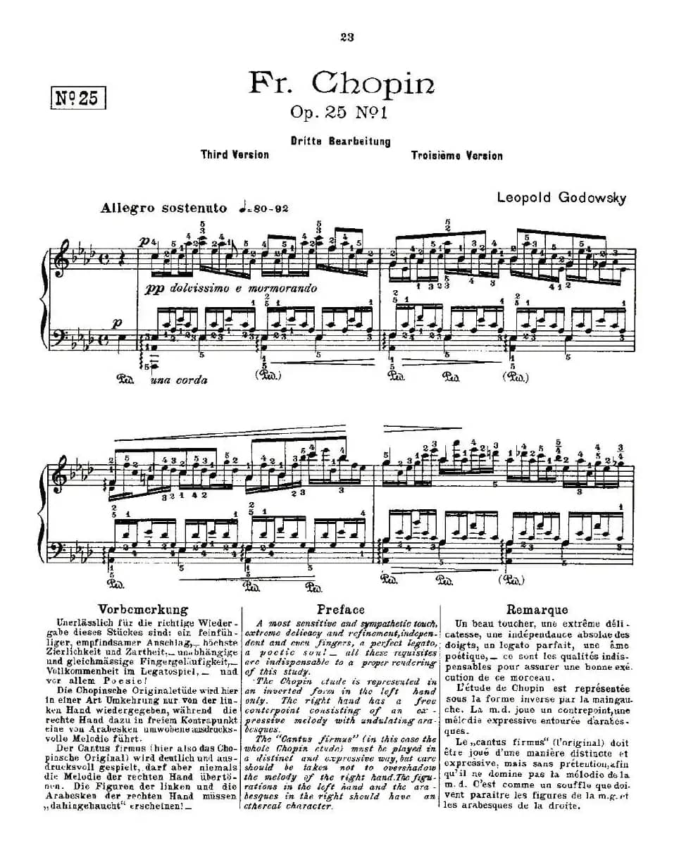 肖邦《练习曲》Fr.Chopin Op.25 No1-3