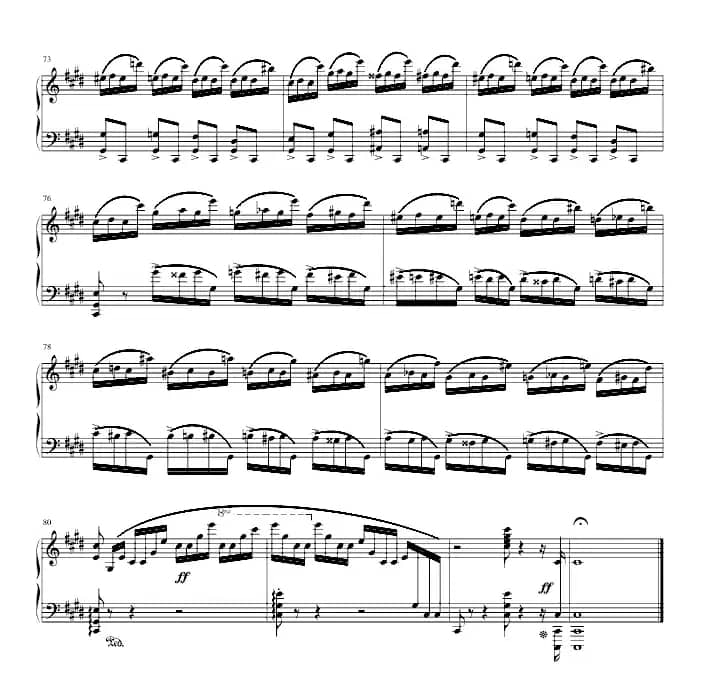 肖邦练习曲op10.4