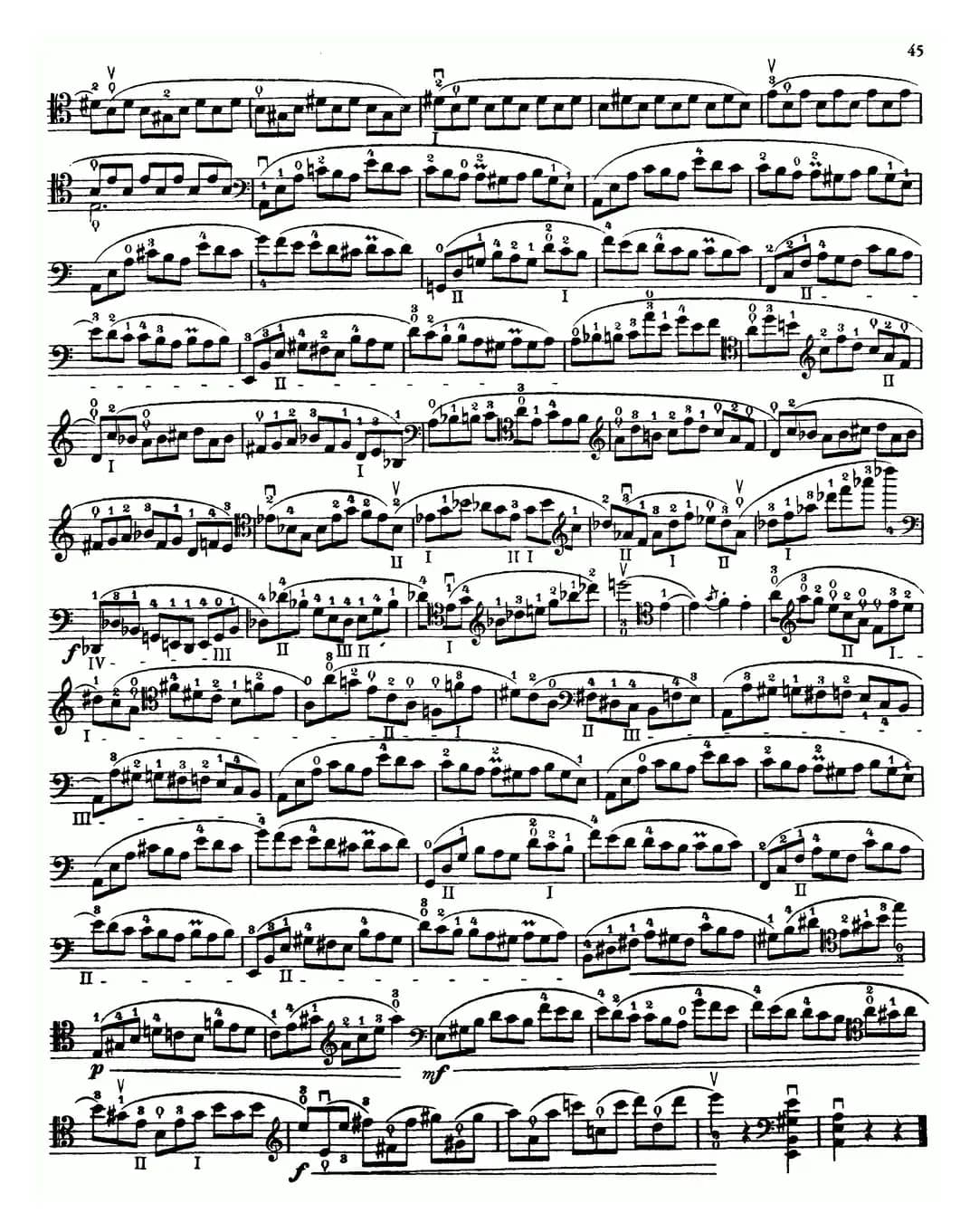 大提琴高级练习曲40首 No.21