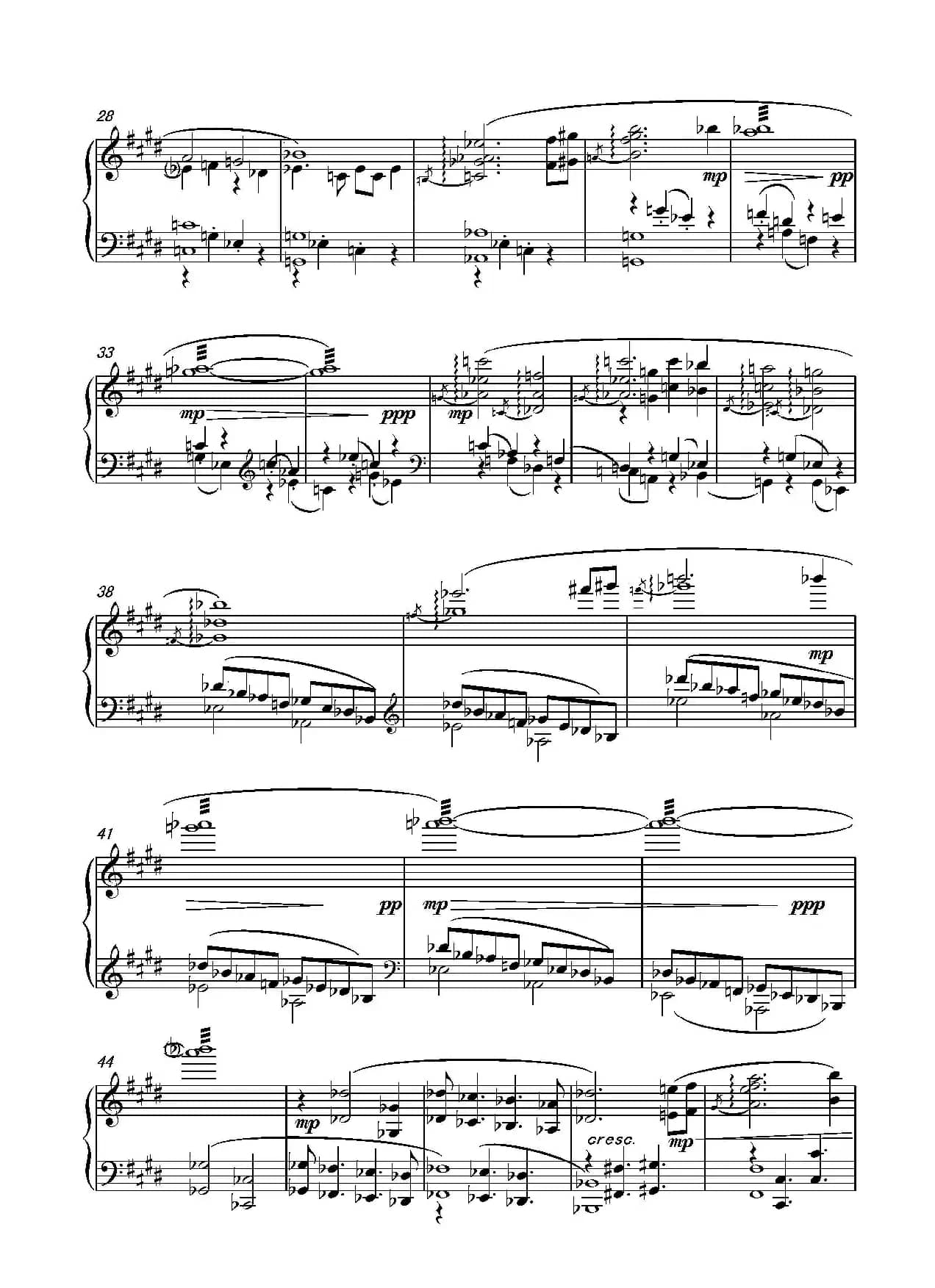 第二十钢琴奏鸣曲(Piano Sonata.20)(中国钢琴作品)