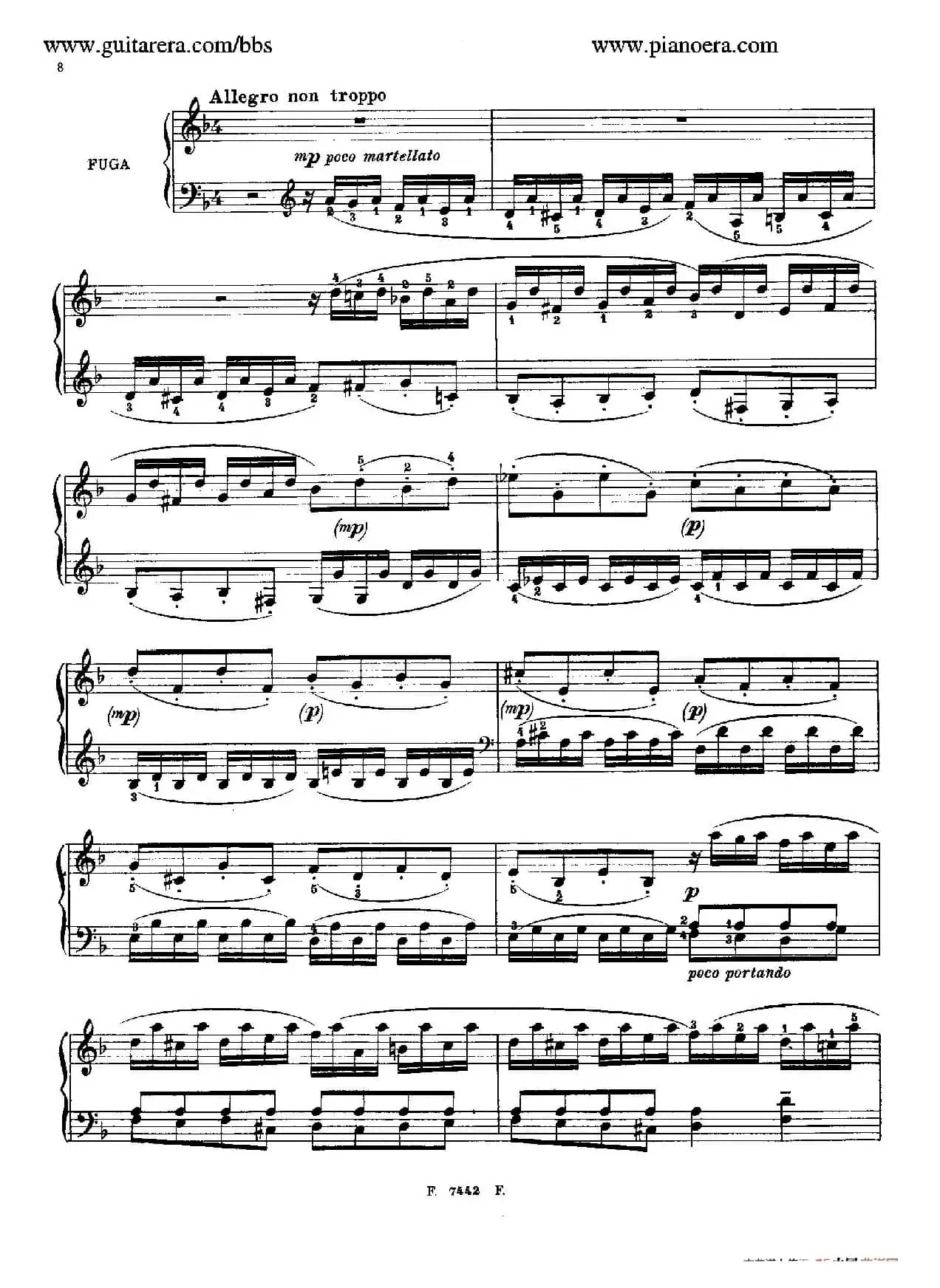 d小调托卡塔与赋格（BWV 565·柯尔托改编钢琴独奏版）