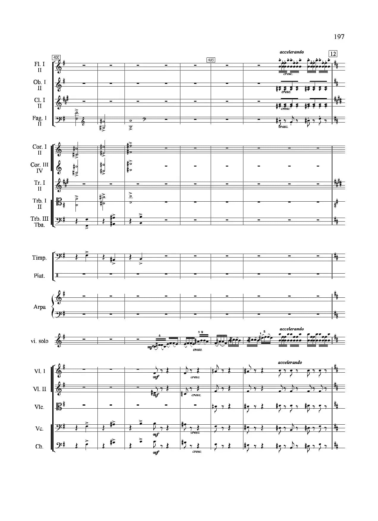 新生（小提琴协奏曲）（总谱）