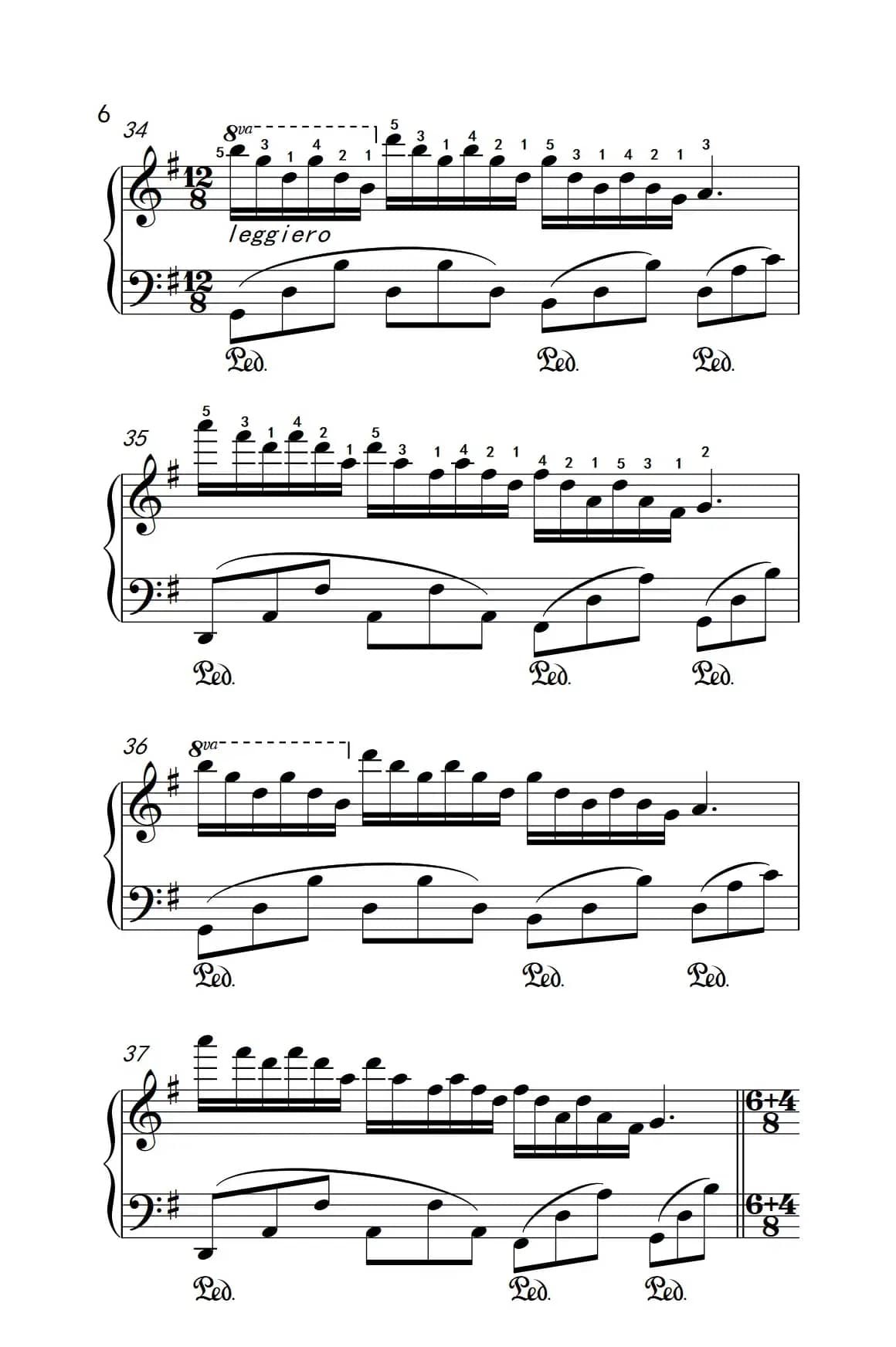 童年的回忆（老年大学 钢琴教程 3）