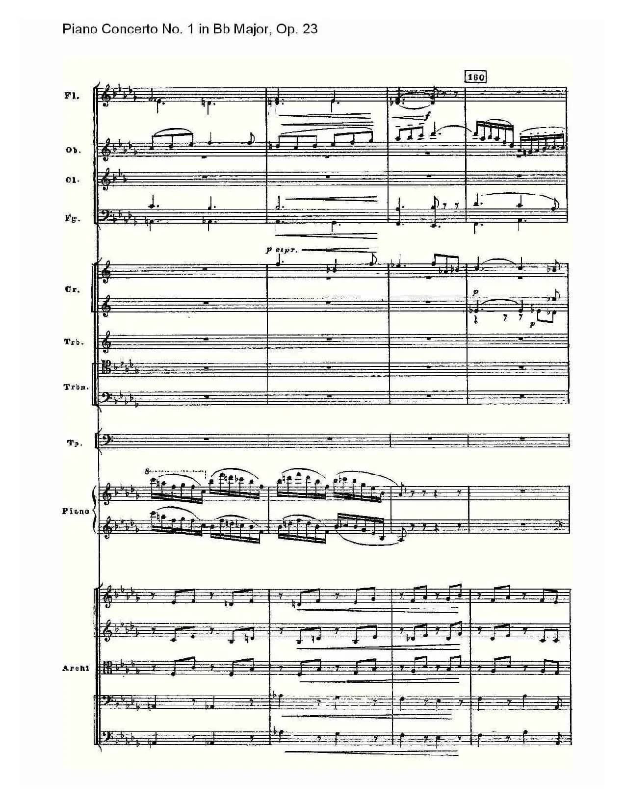 Bb大调第一钢琴协奏曲,Op.23第二乐章
