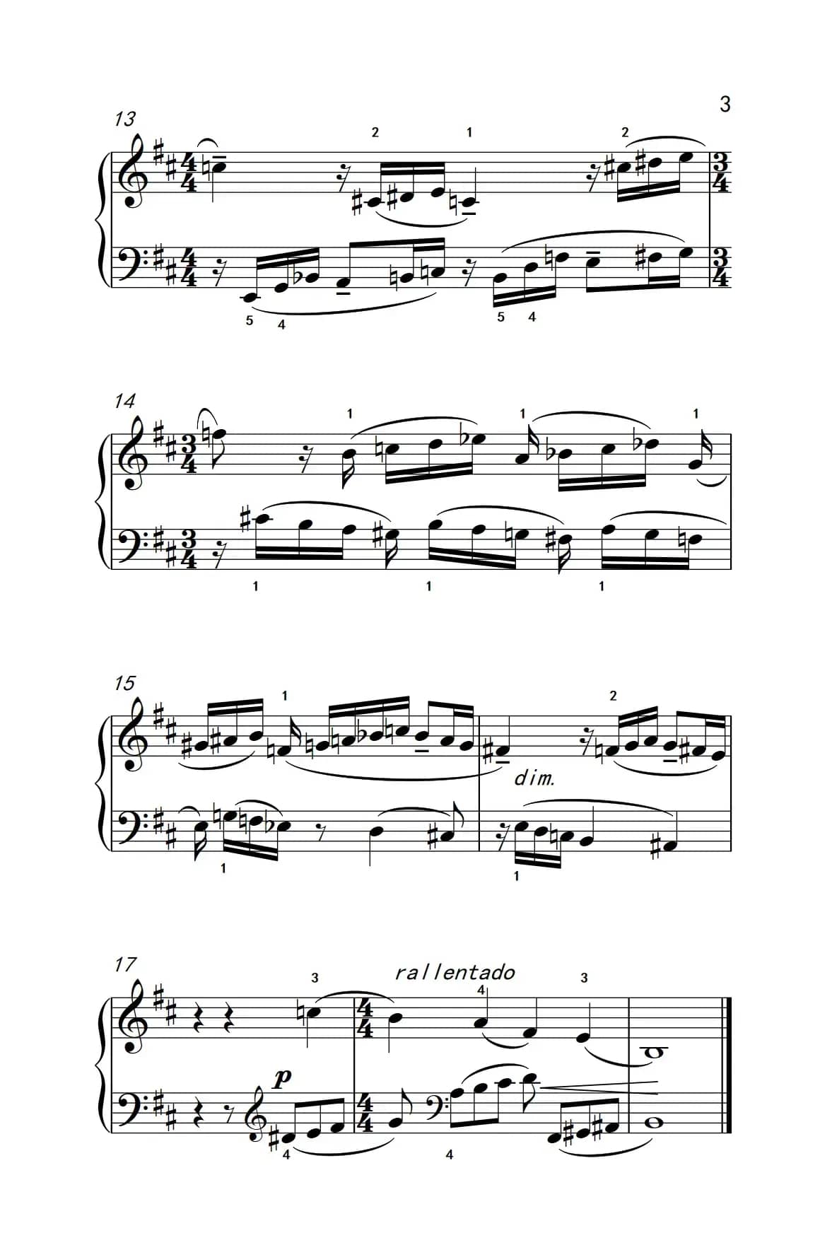 主题和转位（巴托克 小宇宙 钢琴教程 4）