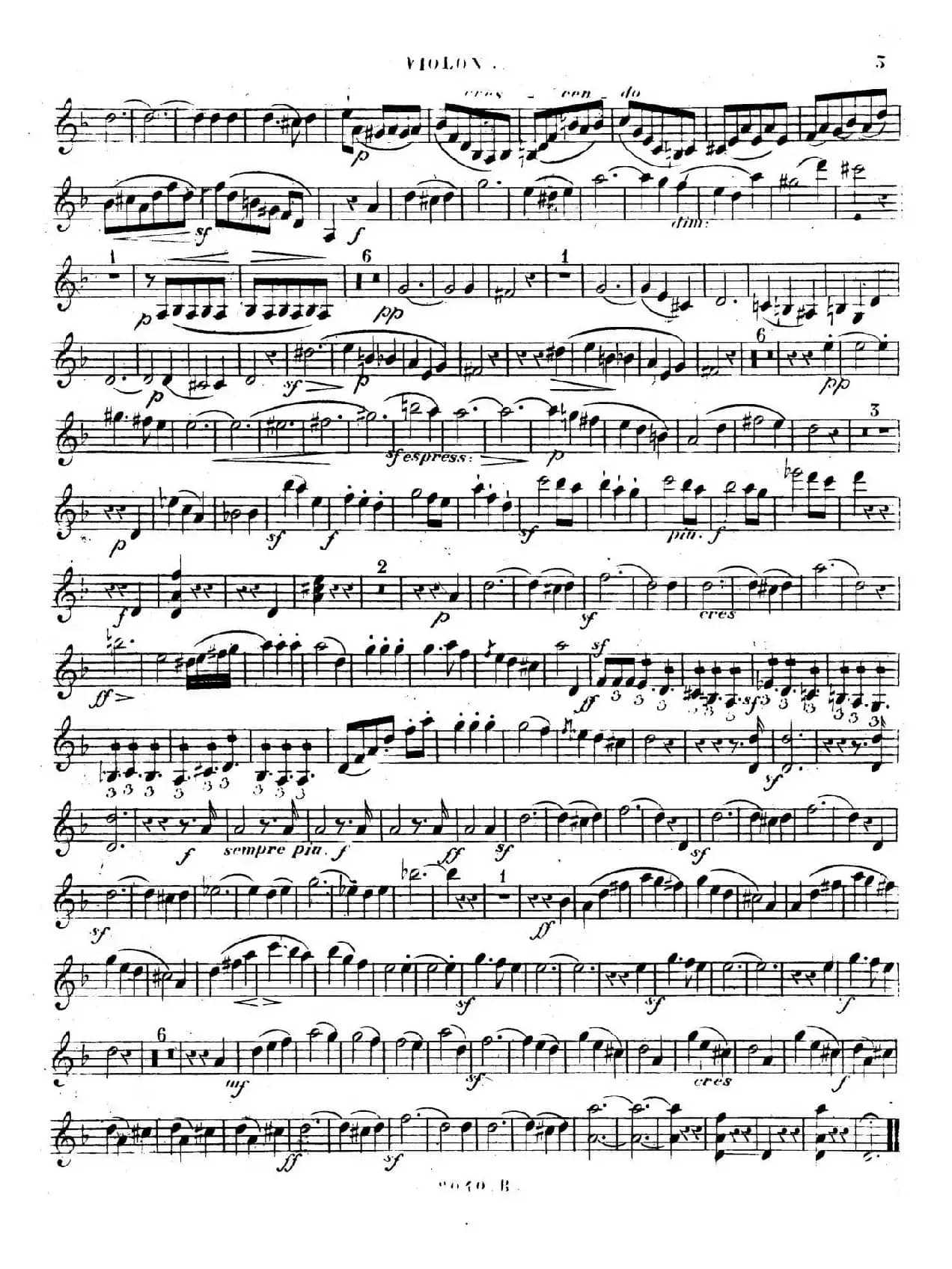 Piano Trio No.1 in d Minor Op.49（d小调第一钢琴三重奏·小提琴独奏版）