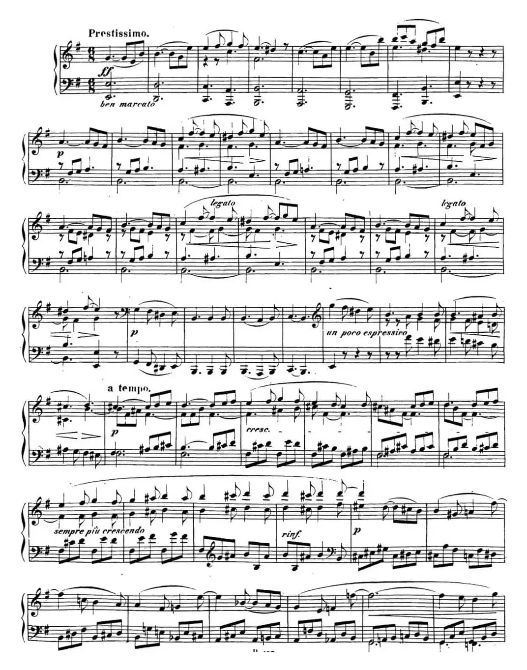 贝多芬钢琴奏鸣曲30 E大调 Op.109 E major