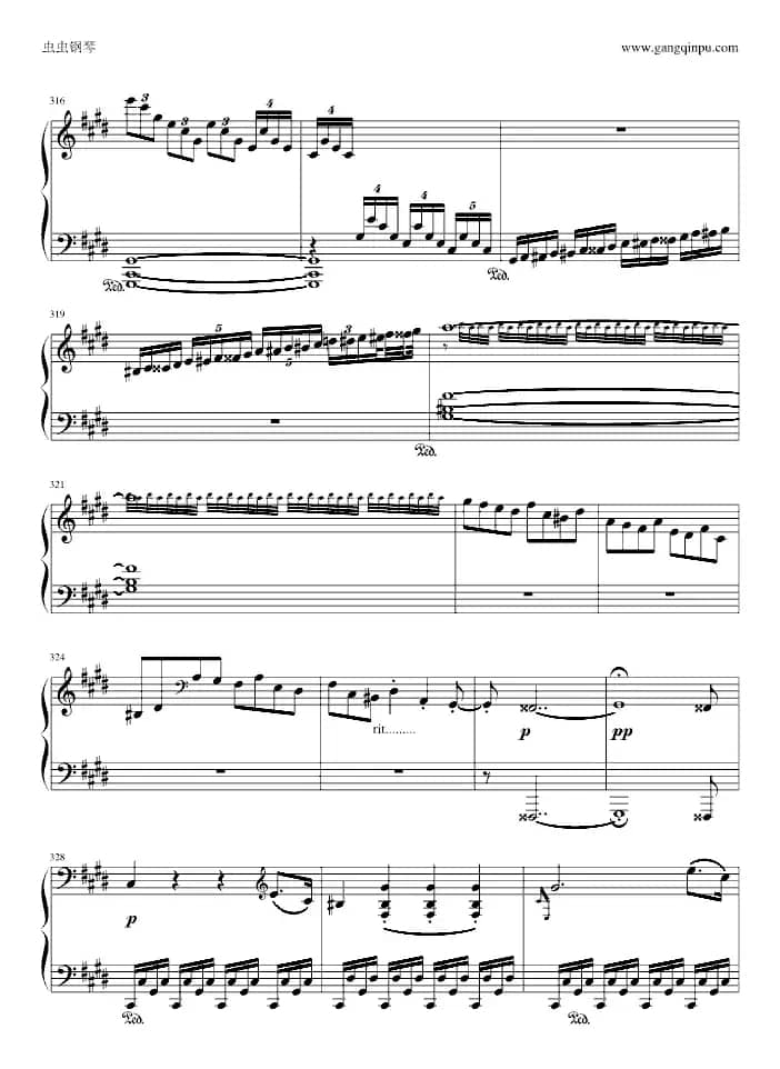 月光奏鸣曲（1，2，3乐章）