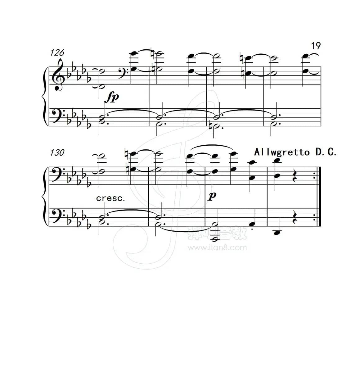 第六级 奏鸣曲（中国音乐学院钢琴考级作品1~6级）