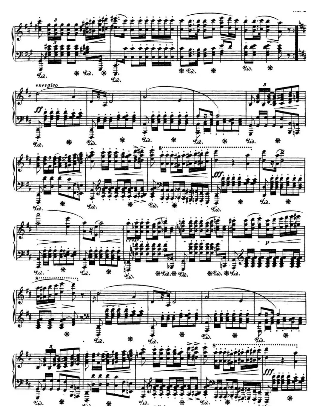 肖邦 波兰舞曲 军队 Op.40 No.1 A大调 Polonaise